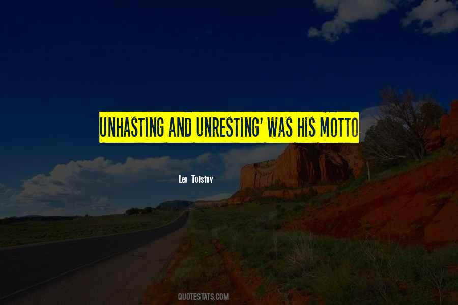 Unresting Quotes #1506343