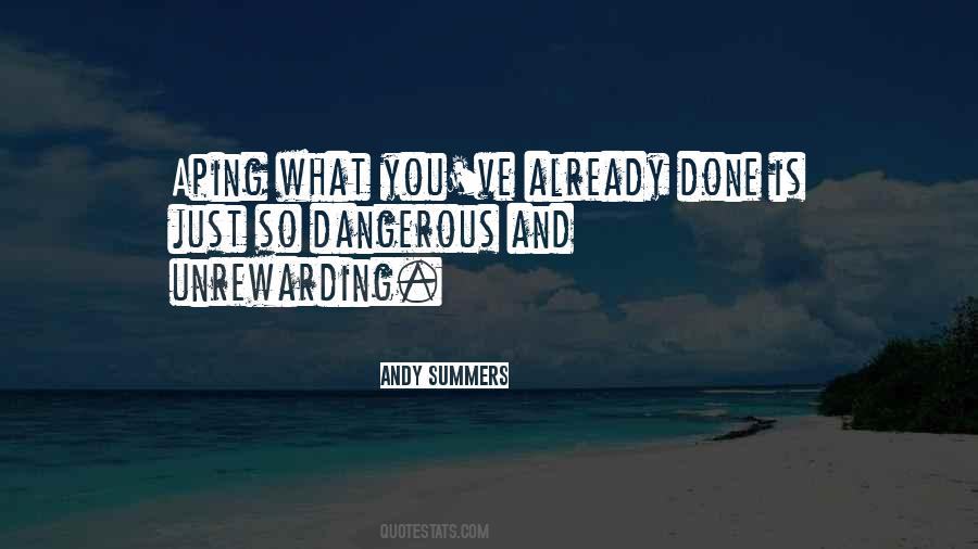 Unrewarding Quotes #1357881