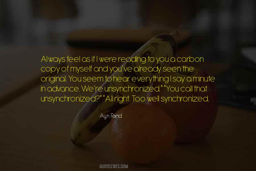 Unsynchronized Quotes #1118215