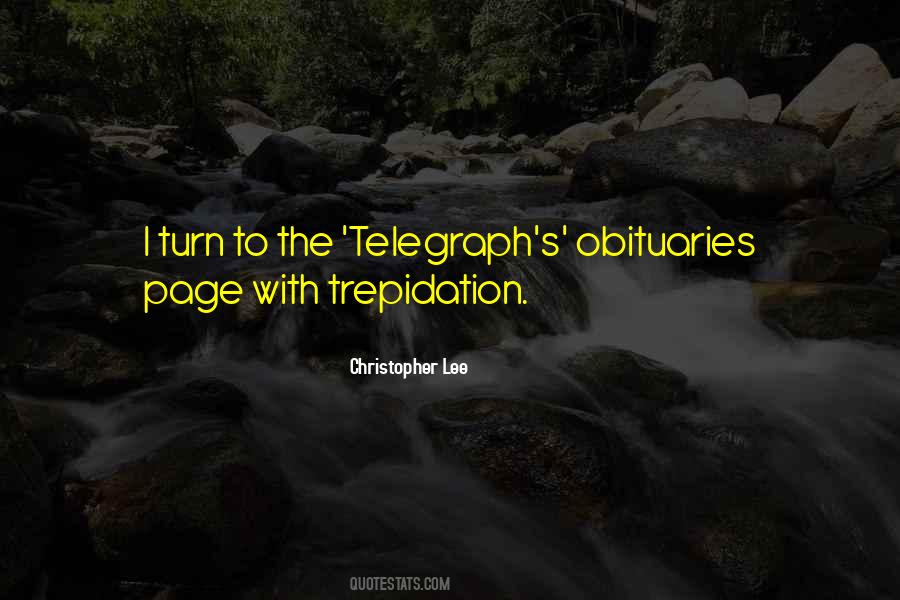 Quotes About Telegraph #1356775