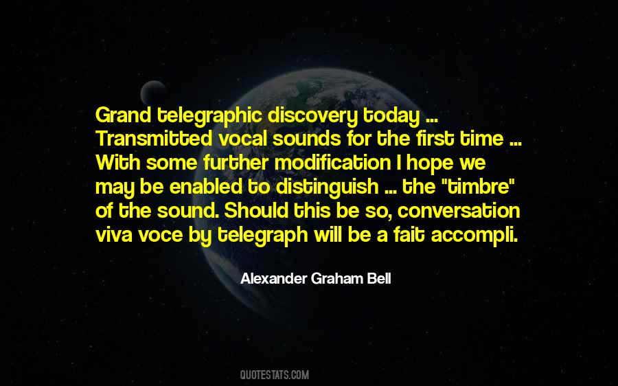 Quotes About Telegraph #1359893