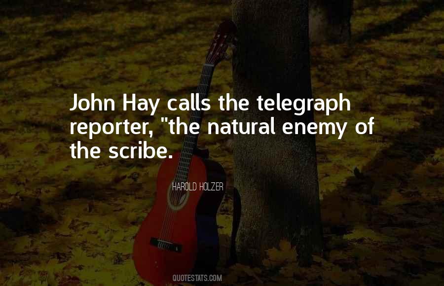 Quotes About Telegraph #695996