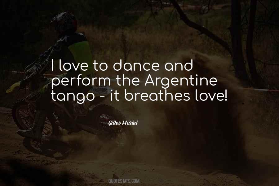 Quotes About Argentine Tango #1706086