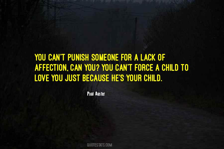 Quotes About Lack Of Affection #755318