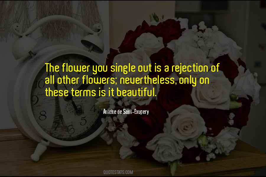 Quotes About Single Flowers #1535497