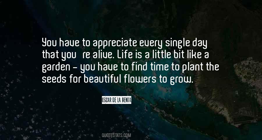 Quotes About Single Flowers #349150