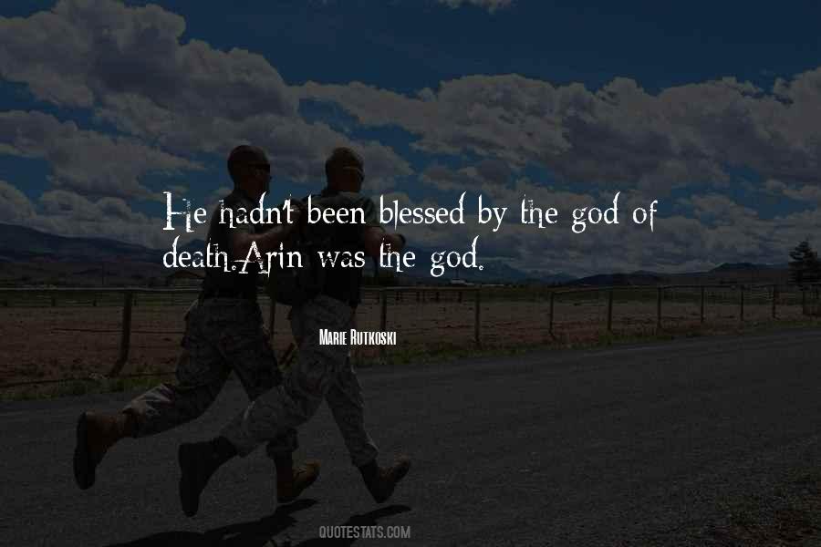 Quotes About Blessed By God #1844908