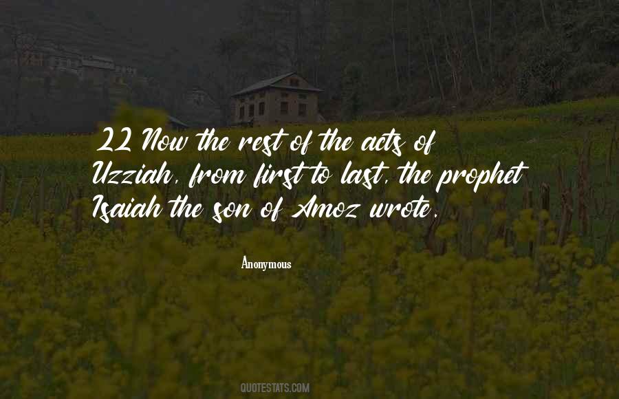 Uzziah Quotes #572276