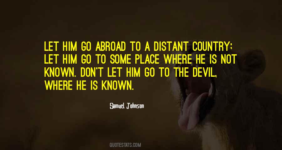Quotes About Going Abroad #149853