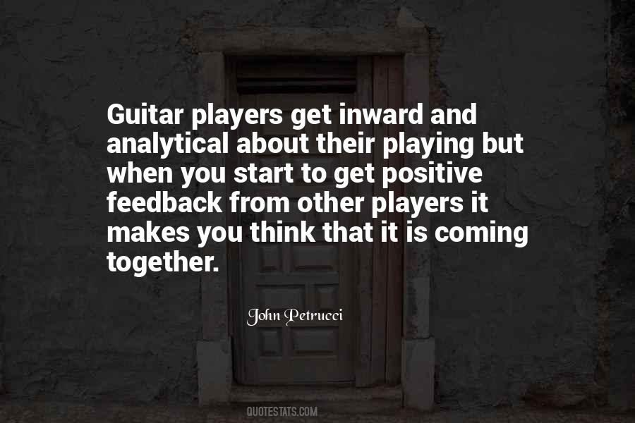 Quotes About Guitar Players #1793399