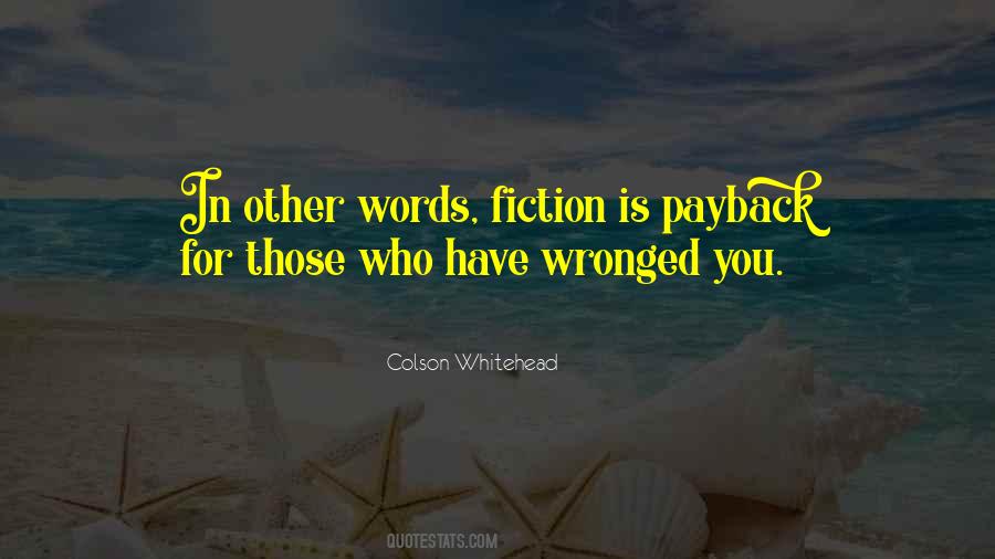 Quotes About Payback #738121