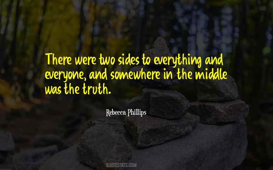 Quotes About Two Sides To Everything #1239705