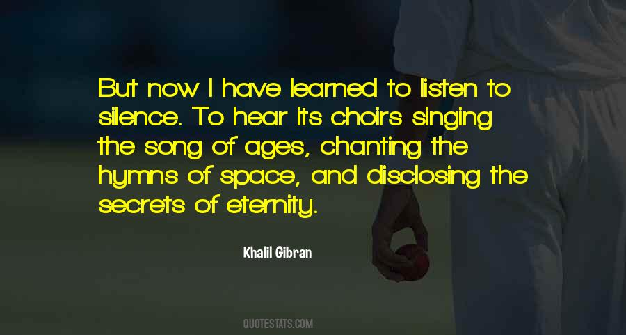 Quotes About Singing In Choirs #1505077