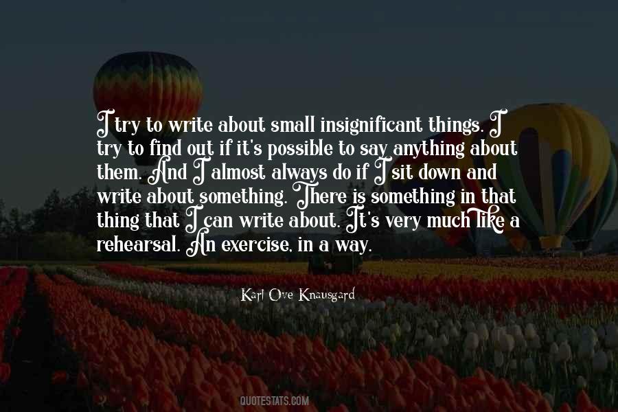 Quotes About Possible Things #100338