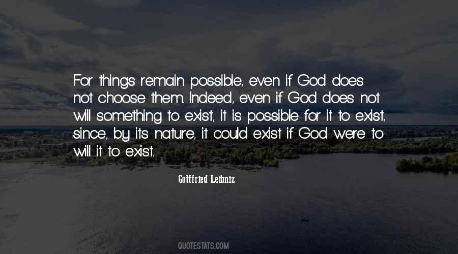 Quotes About Possible Things #129838