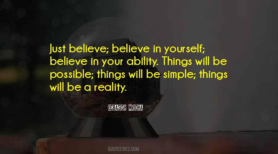 Quotes About Possible Things #1304533