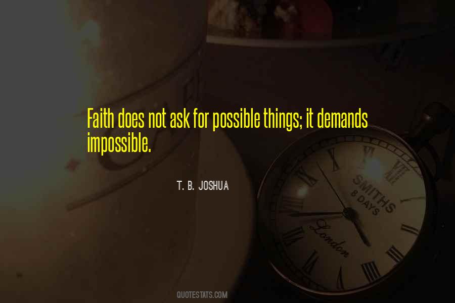 Quotes About Possible Things #1309965