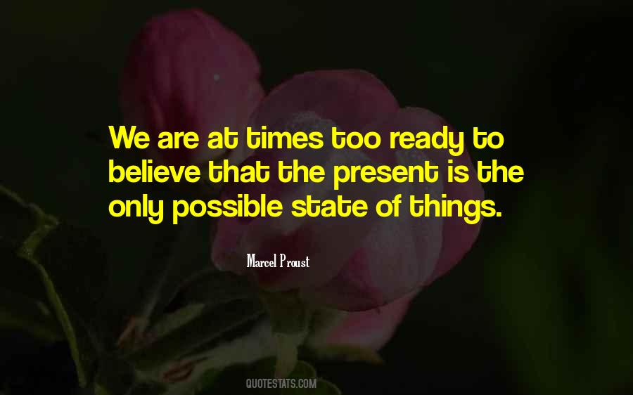 Quotes About Possible Things #64313