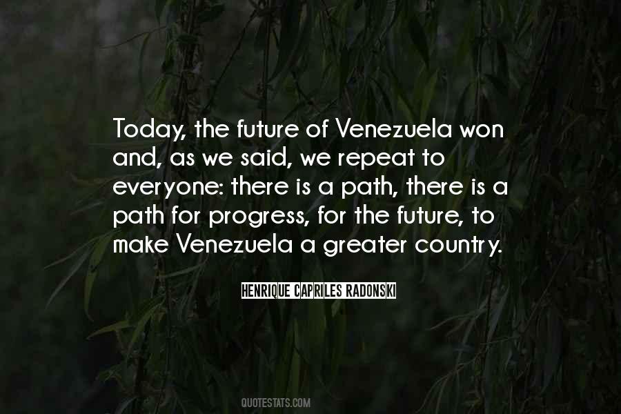 Venezuela's Quotes #1664060