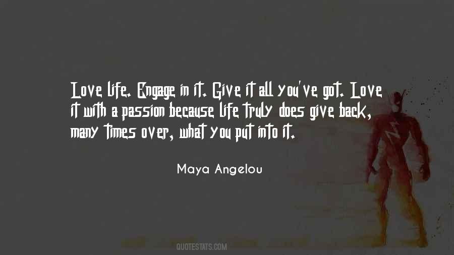 Quotes About Give It All You Got #1524028
