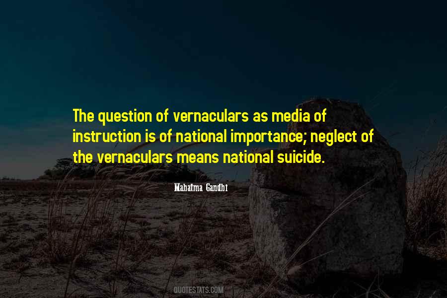 Vernaculars Quotes #1090234