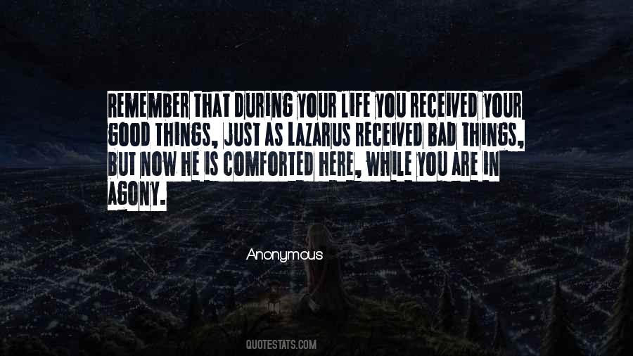 Quotes About Bad Things In Life #866765