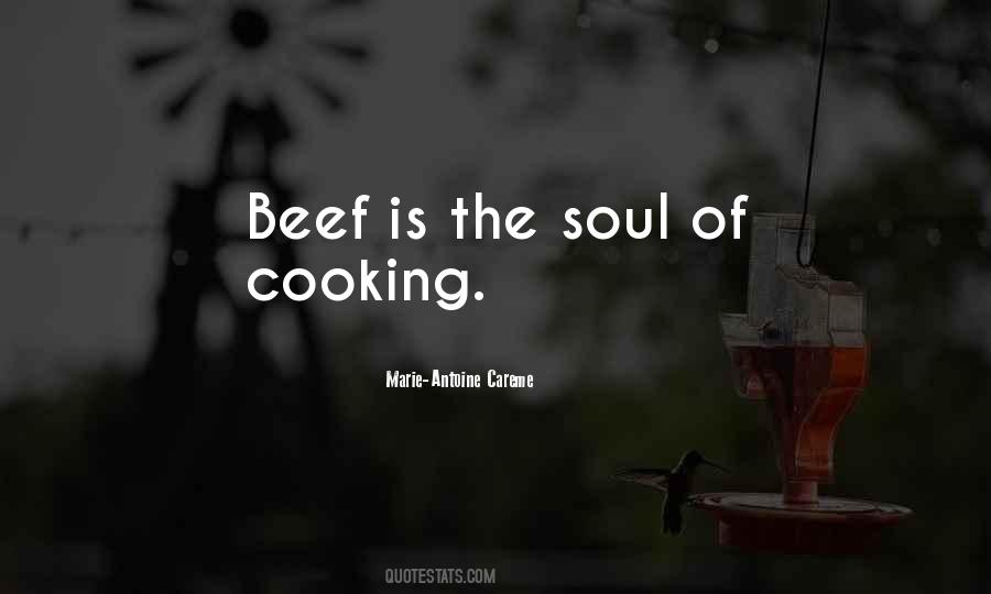 Quotes About Beef #1209345