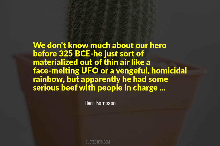 Quotes About Beef #1273926