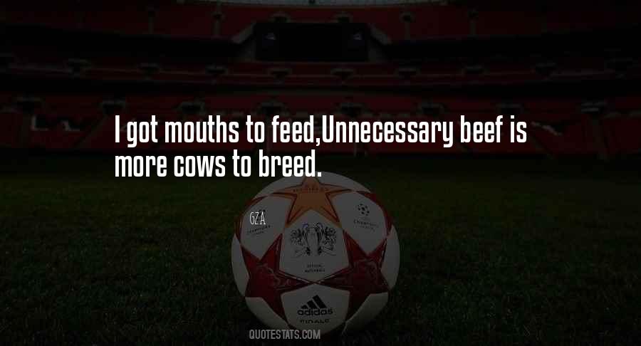 Quotes About Beef #976659