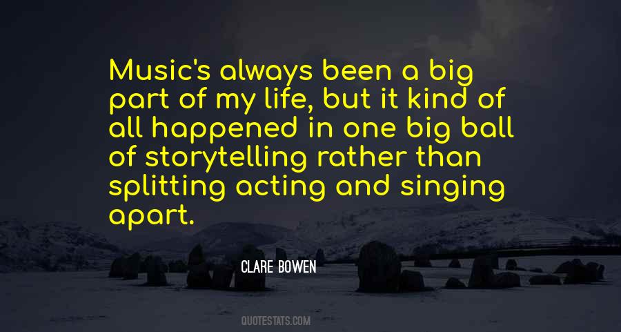 Quotes About Singing And Acting #130626