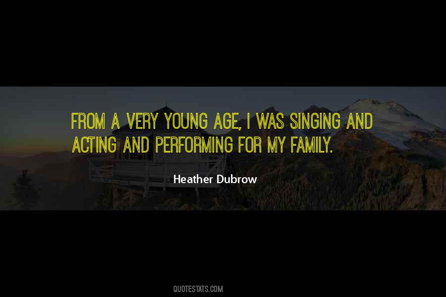 Quotes About Singing And Acting #175690