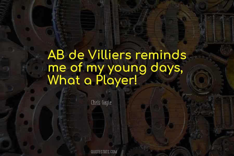 Villiers Quotes #1148718