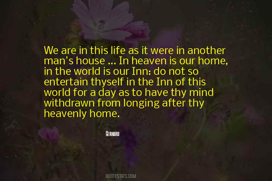 Quotes About Heavenly Home #809253