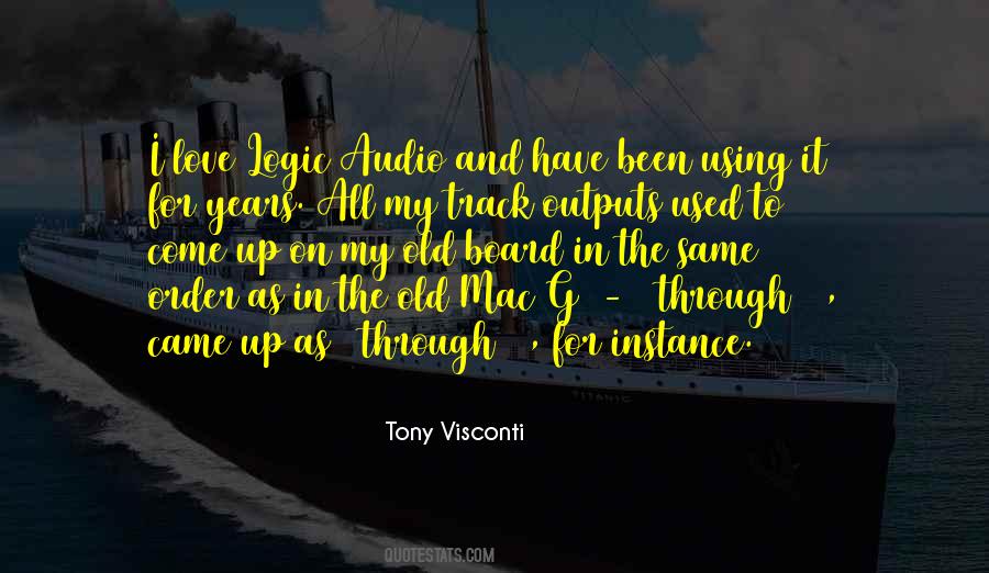Visconti's Quotes #1266638