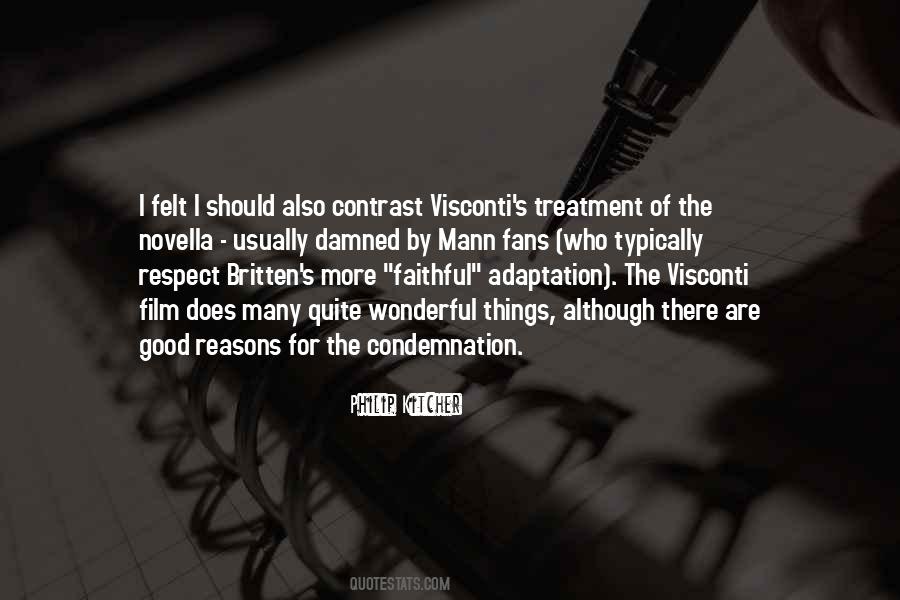 Visconti's Quotes #1690853