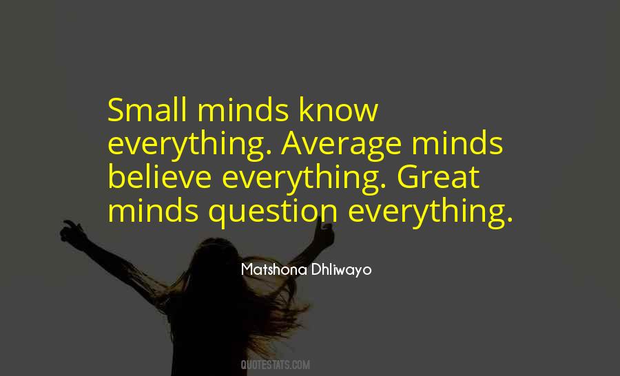 Quotes About Average Minds #1276148