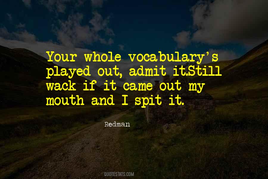 Vocabulary's Quotes #300579