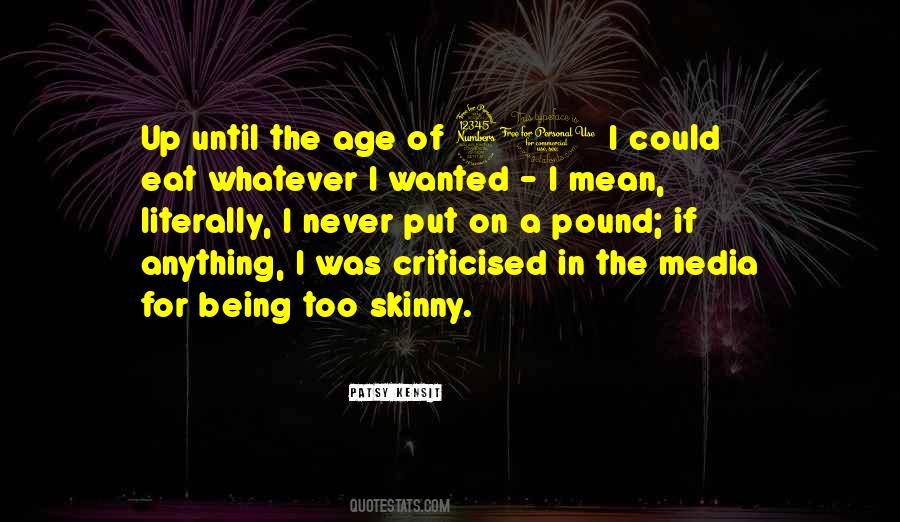 Quotes About Being Skinny #608997