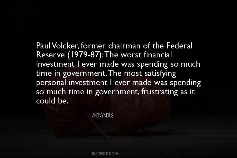 Volcker's Quotes #170691