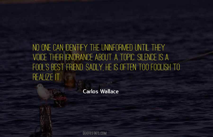 Wallace's Quotes #368220