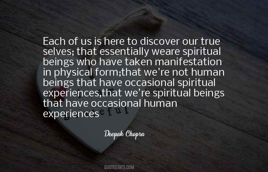 Quotes About Spiritual Beings #297809