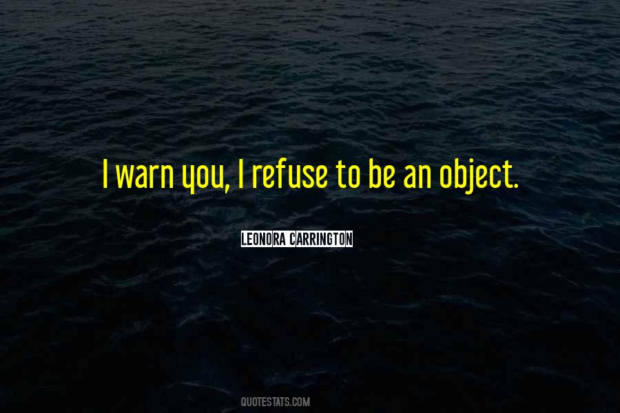 Warn'd Quotes #69435