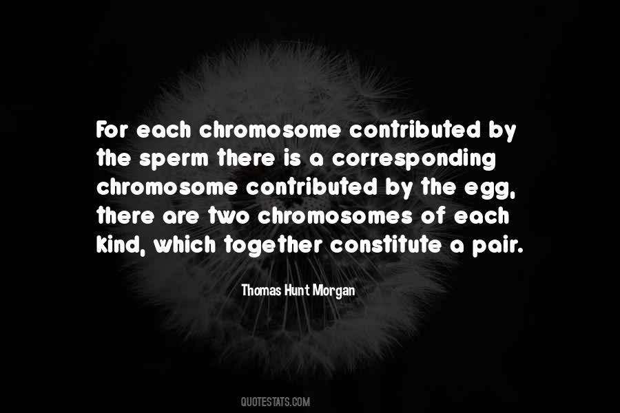 Quotes About Chromosomes #1657776