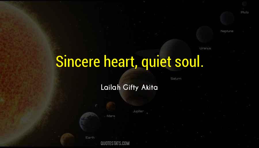 Quotes About Sincere Heart #1464291