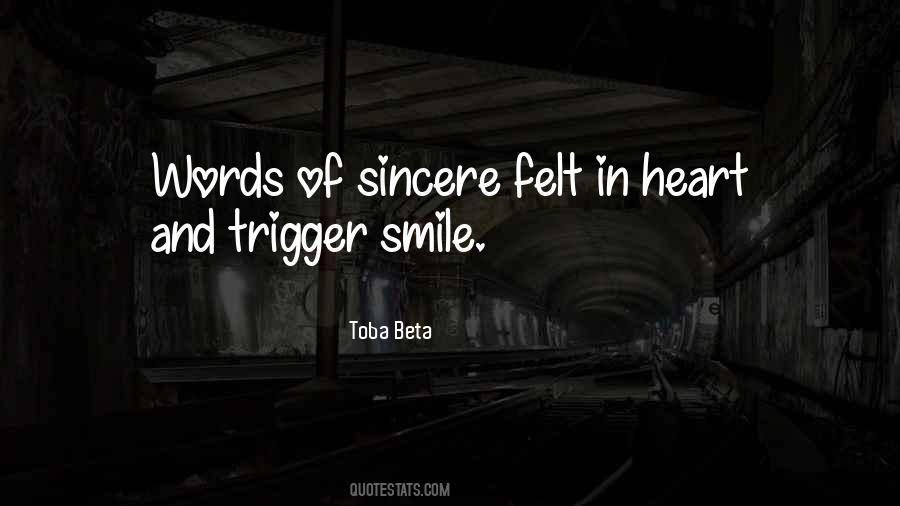 Quotes About Sincere Heart #974034