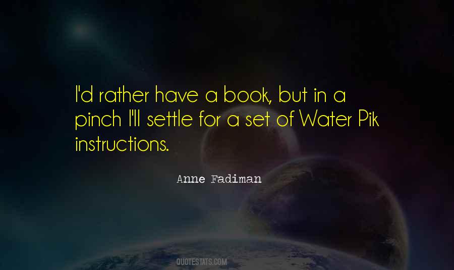 Water'll Quotes #11804