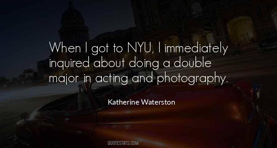 Waterston Quotes #1717951