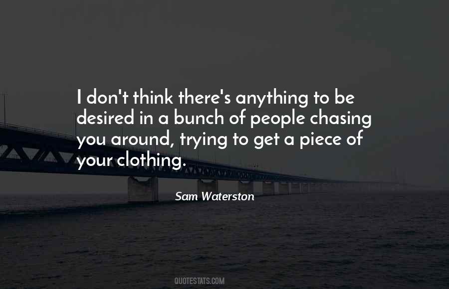 Waterston Quotes #1795253