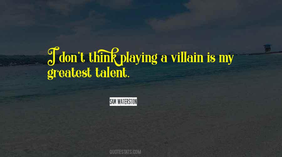Waterston Quotes #303976
