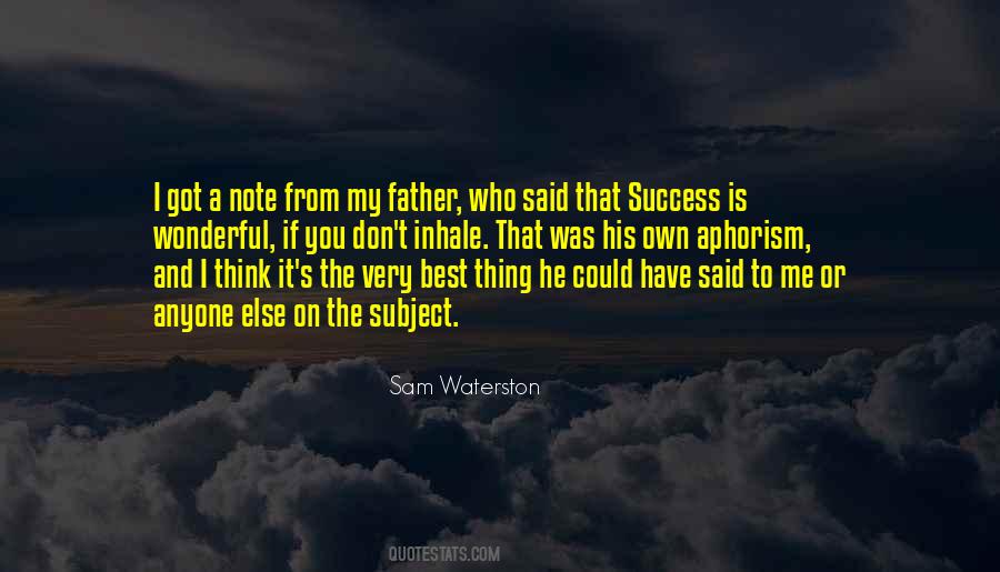 Waterston Quotes #805338